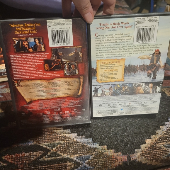 Pirates of the Caribbean DVD Set - Picture 2 of 3
